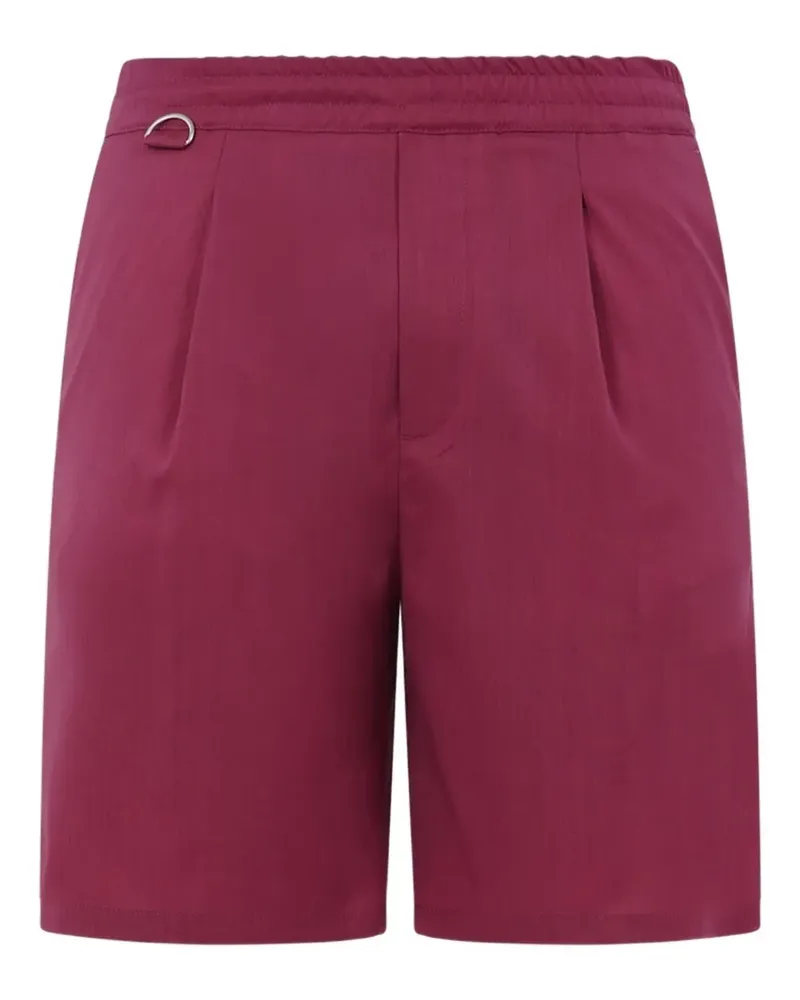 Low Brand Tokyo Tropical Shorts mit Falten - Rosa Rosa
