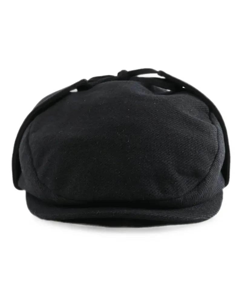 Yohji Yamamoto Ear Muffs Baseballkappe - Schwarz Schwarz