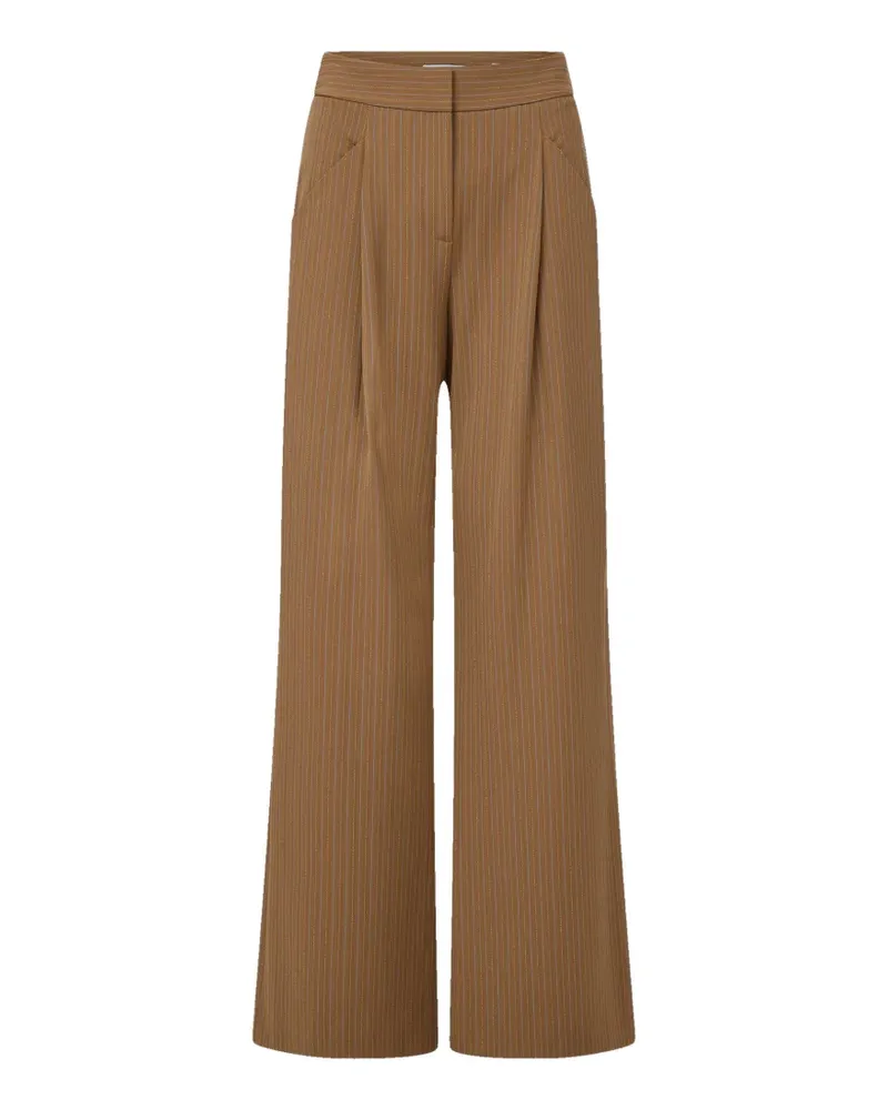 Veronica Beard Rimini pinstripe palazzo pants - Braun Braun