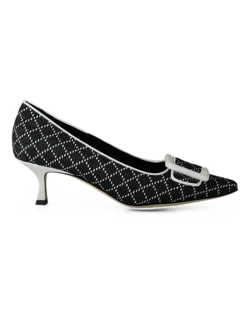 Manolo Blahnik Maysale buckle-detail pumps - Schwarz Schwarz