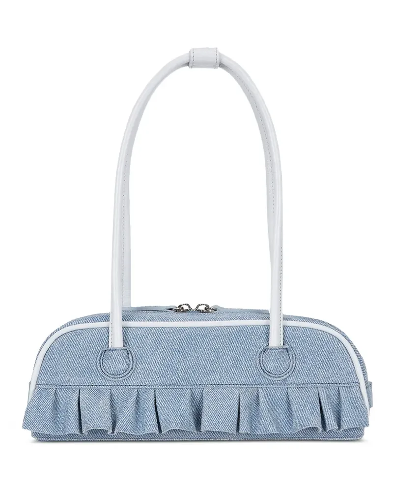 Marge Sherwood x Peanuts Schultertasche mit Rüschen - Blau Blau