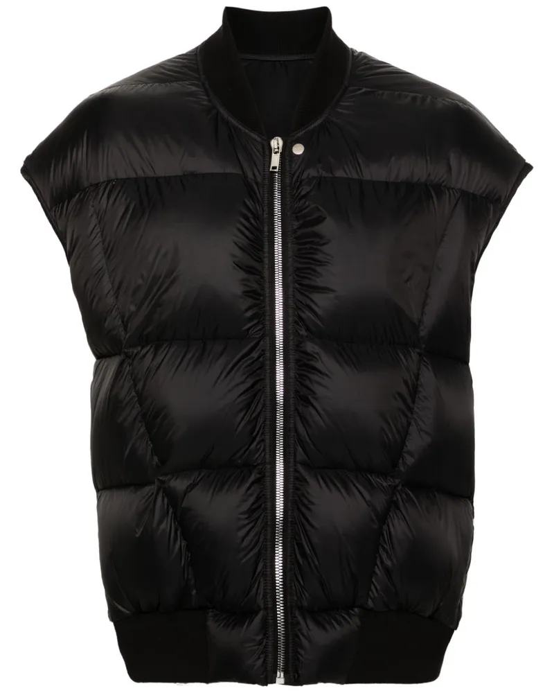 Rick Owens Luxor Flight Weste - Schwarz Schwarz