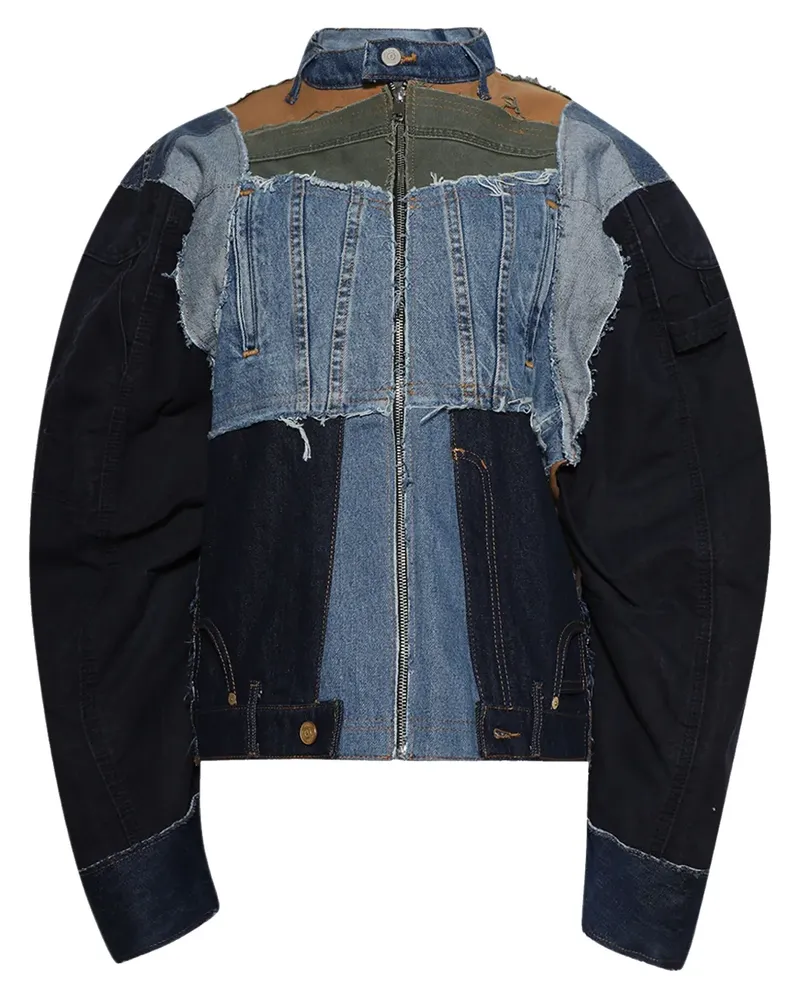 Natasha Zinko Klassische Jeansjacke - Blau Blau