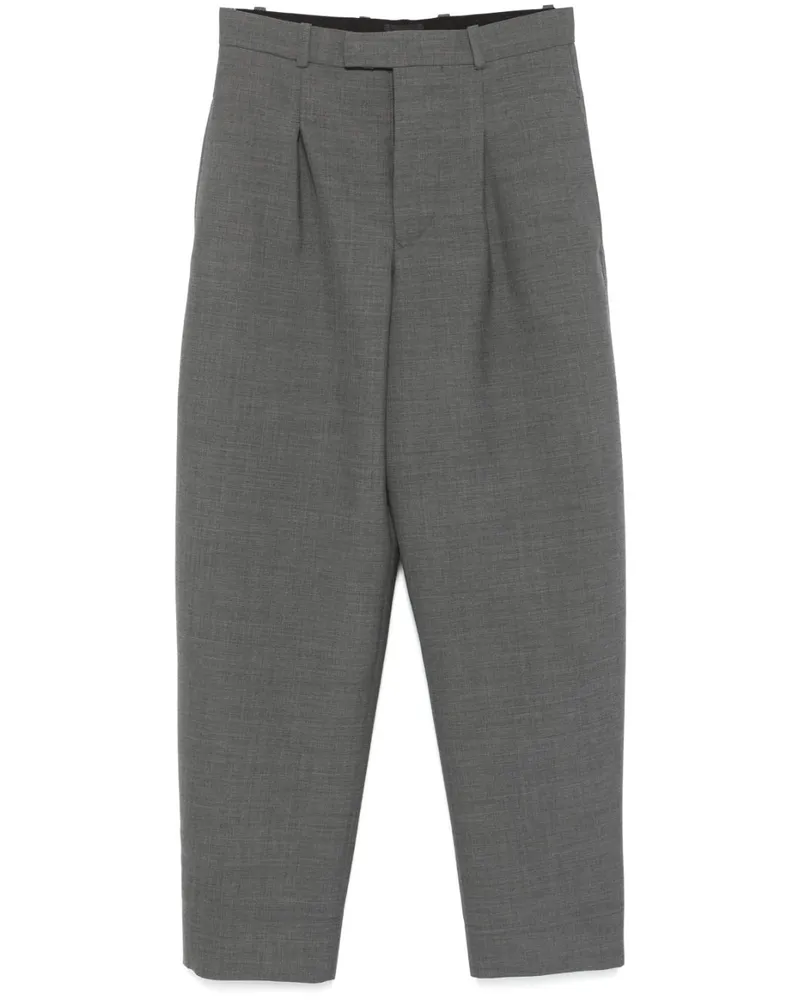 WARDROBE.NYC Klassische Tapered-Hose - Grau Grau