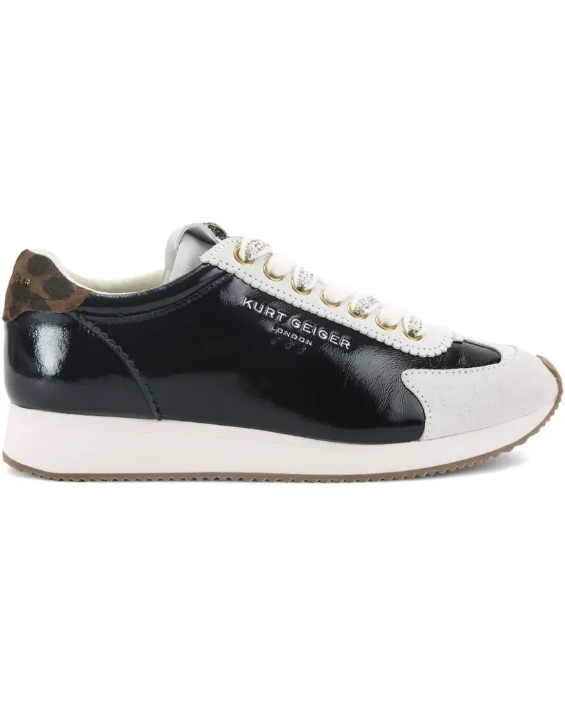 Kurt Geiger Islington Pump Sneakers mit Kristallen - Schwarz Schwarz