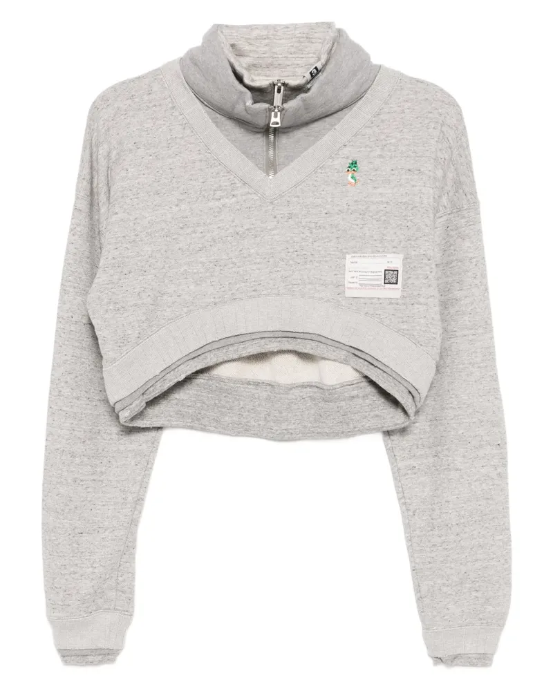 MIHARAYASUHIRO Sweatshirt mit Ente-Stickerei - Grau Grau