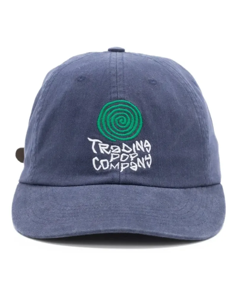 Pop Trading Company Pop Block Baseballkappe mit Einsatz - Blau Blau