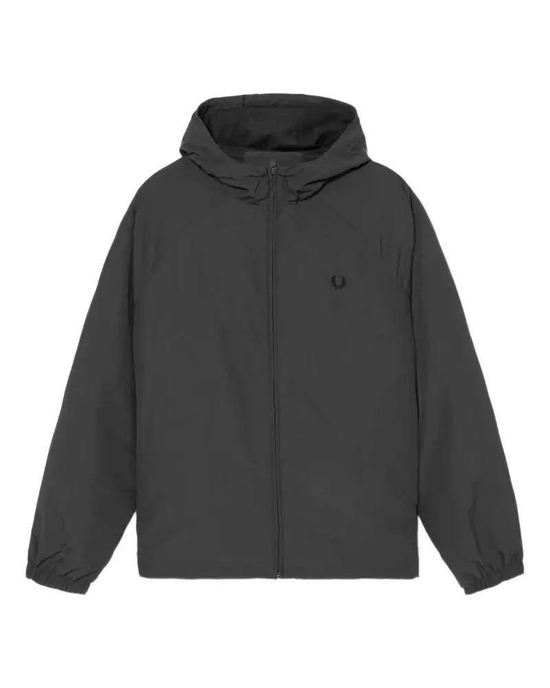 Fred Perry hooded zip-up jacket - Grau Grau