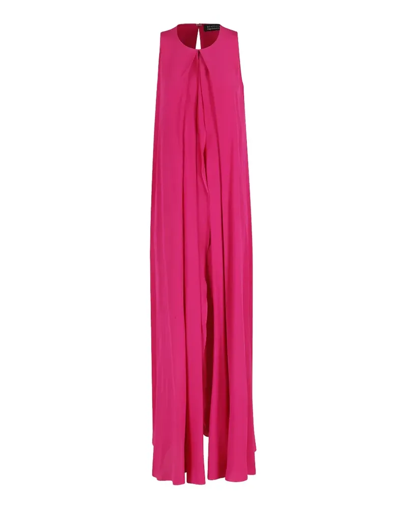 Gianluca Capannolo Anka draped silk maxi dress - Rosa Rosa