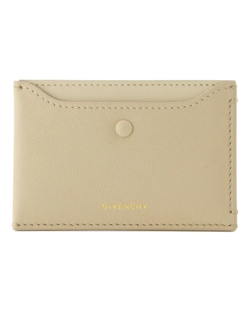 Givenchy Kartenetui mit Logo-Prägung - Nude Nude