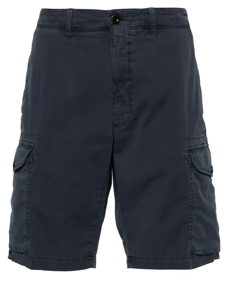 Incotex Strukturierte Cargo-Shorts Blau