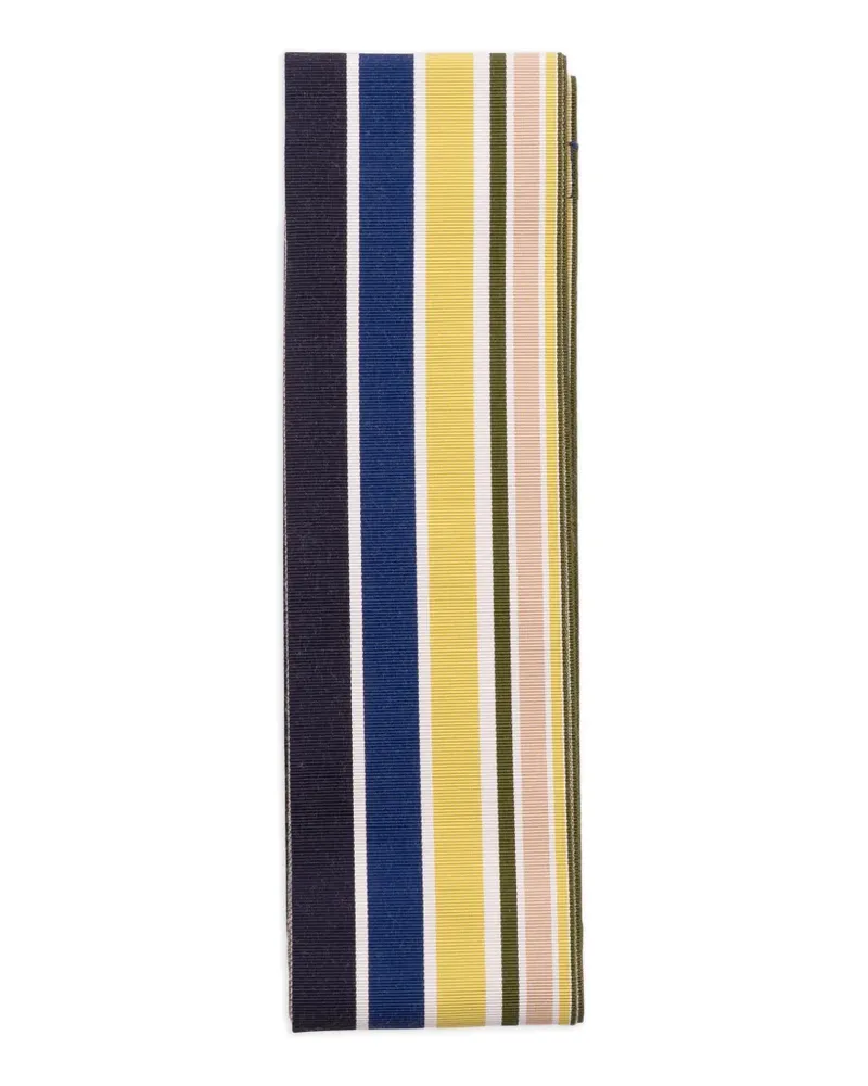 Sara Roka striped belt - Gelb Gelb