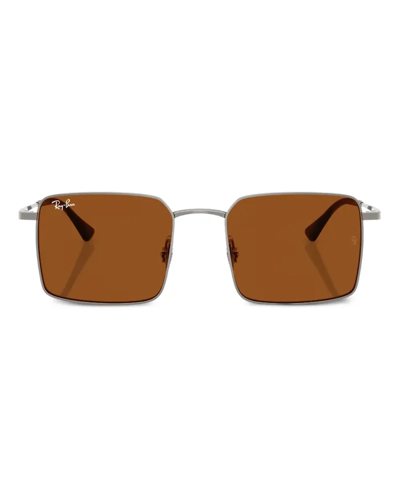 Ray Ban Idan Sonnenbrille mit eckigem Gestell - Grau Grau