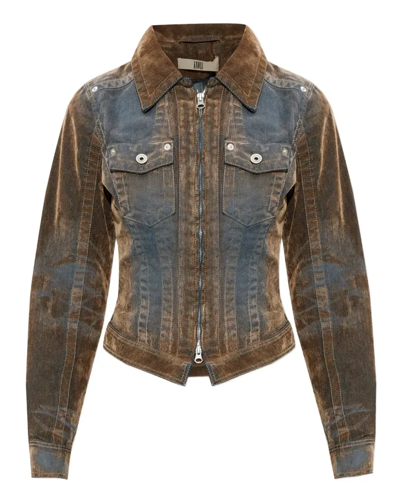 Charlotte Knowles Zip Pocket Jacket - Braun Braun