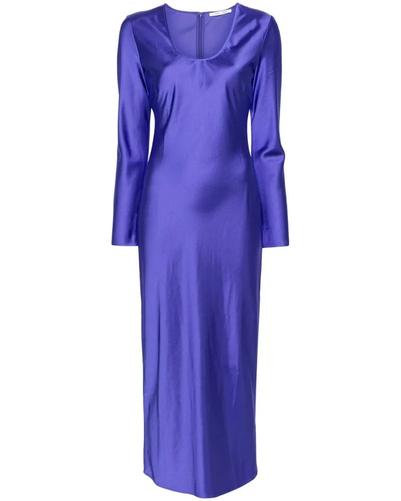 Samsøe & Samsøe Alina Midikleid mit U-Ausschnitt - Violett Violett