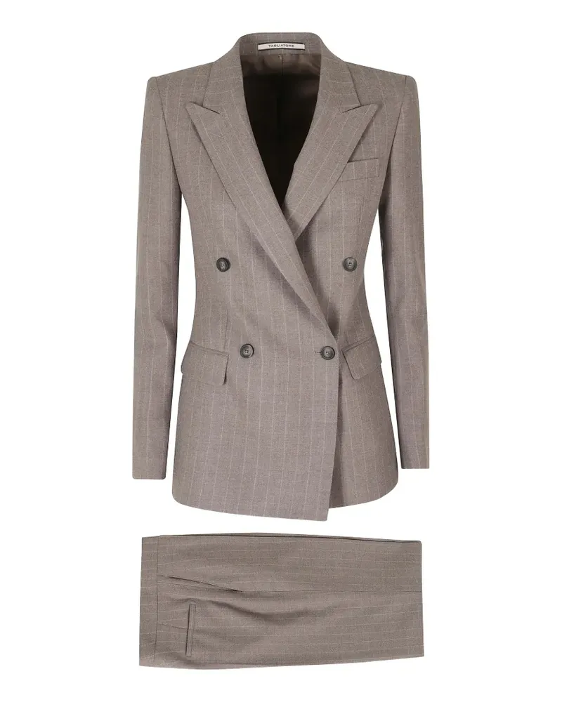 Tagliatore pinstripe double-breasted suit - Braun Braun