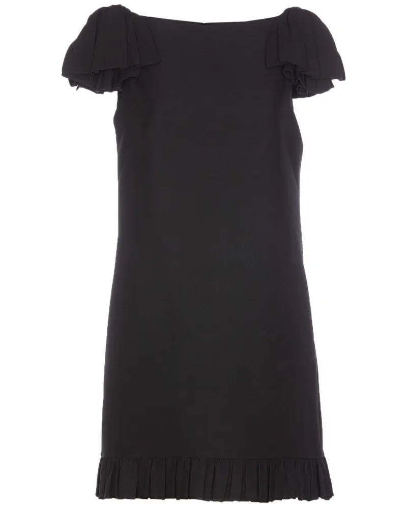Valentino Garavani Kleid aus Krepp - Schwarz Schwarz