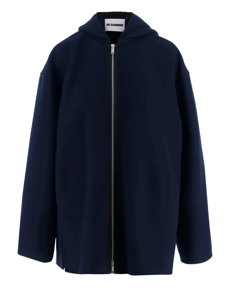 Jil Sander Klassische Kapuzenjacke - Schwarz Schwarz