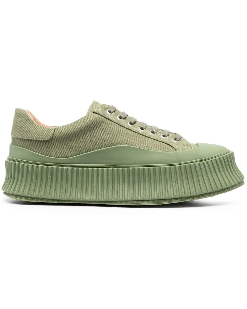 Jil Sander Sneakers mit runder Kappe - Grün Grün