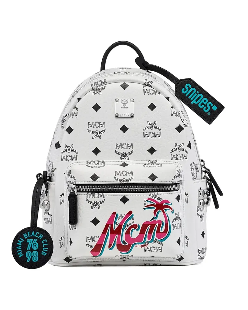 MCM x SNIPES Stark Rucksack - Weiß Weiß