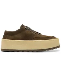 Marsèll Cassapana Flatform-Sneakers aus Wildleder Grün