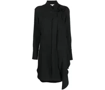 Hemdkleid mit klassischem Kragen - Schwarz