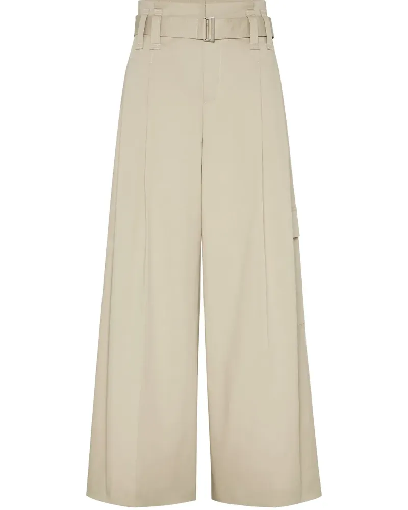 Brunello Cucinelli Klassische Bundfaltenhose - Nude Nude