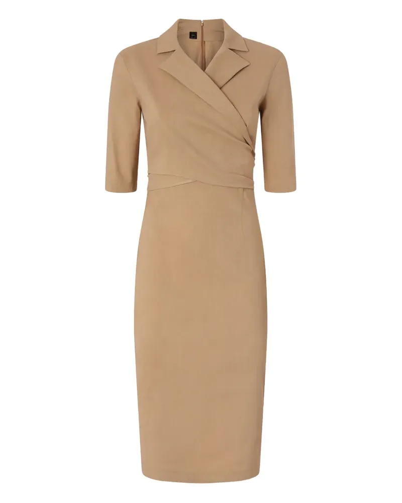 Pinko Gewickeltes Kleid mit Gürtel - Nude Nude