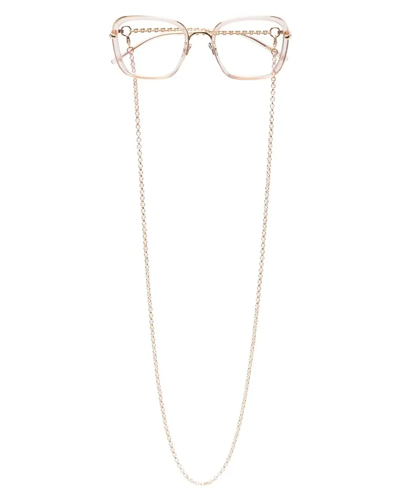 Pomellato Brille mit eckigem Gestell - Rosa Rosa