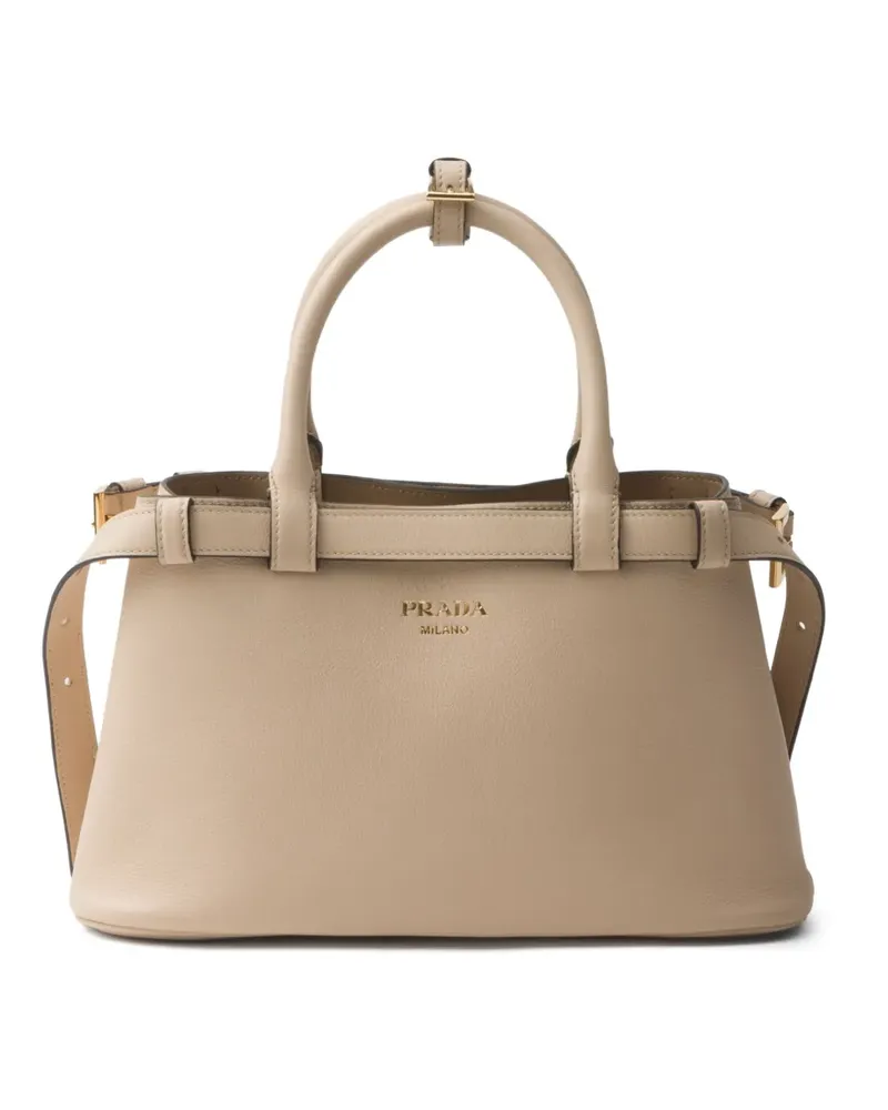 Prada Shopper mit Schnalle - Nude Nude