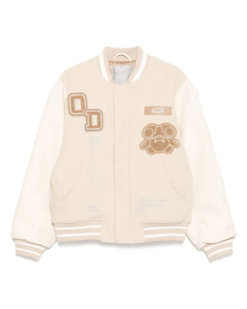 OFF DUTY Od Varsity Jacke - Nude Nude
