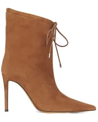 Alexandre Vauthier Stiefel mit spitzer Kappe 105mm Nude