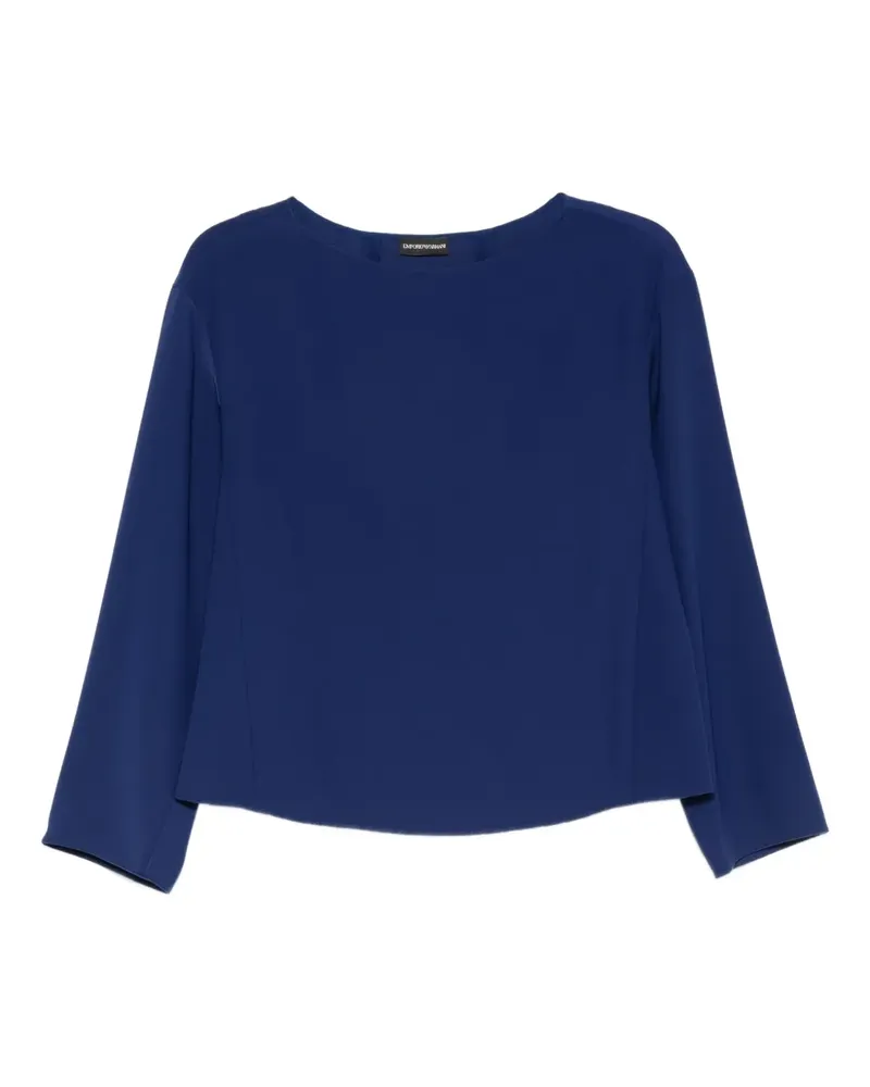 Emporio Armani Langärmelige Bluse - Blau Blau