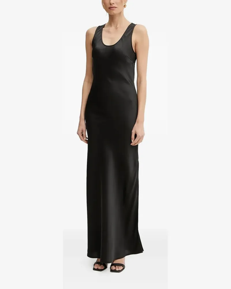 Silvian Heach Maxikleid mit U-Ausschnitt - Schwarz Schwarz