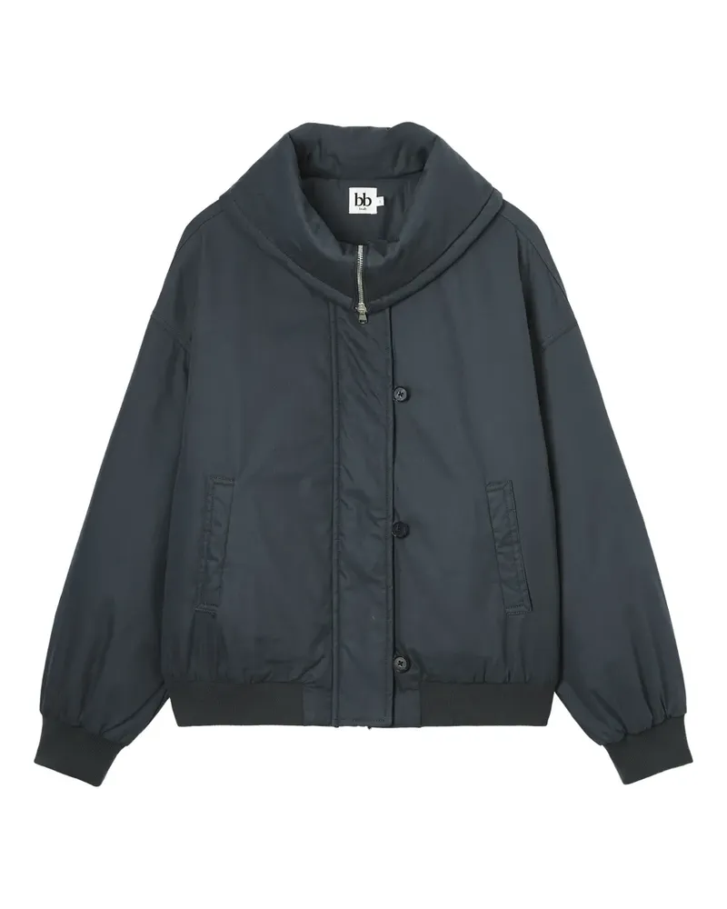 b+ab Jacke mit Oversized-Kragen - Blau Blau