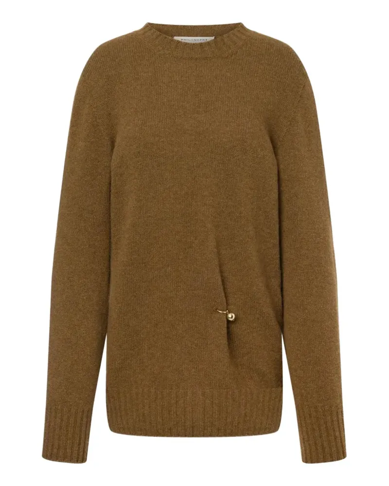 Philosophy Di Lorenzo Serafini crew-neck sweater - Braun Braun