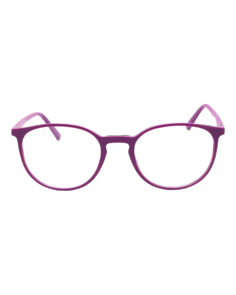 Police Brille mit rundem Gestell - Violett Violett