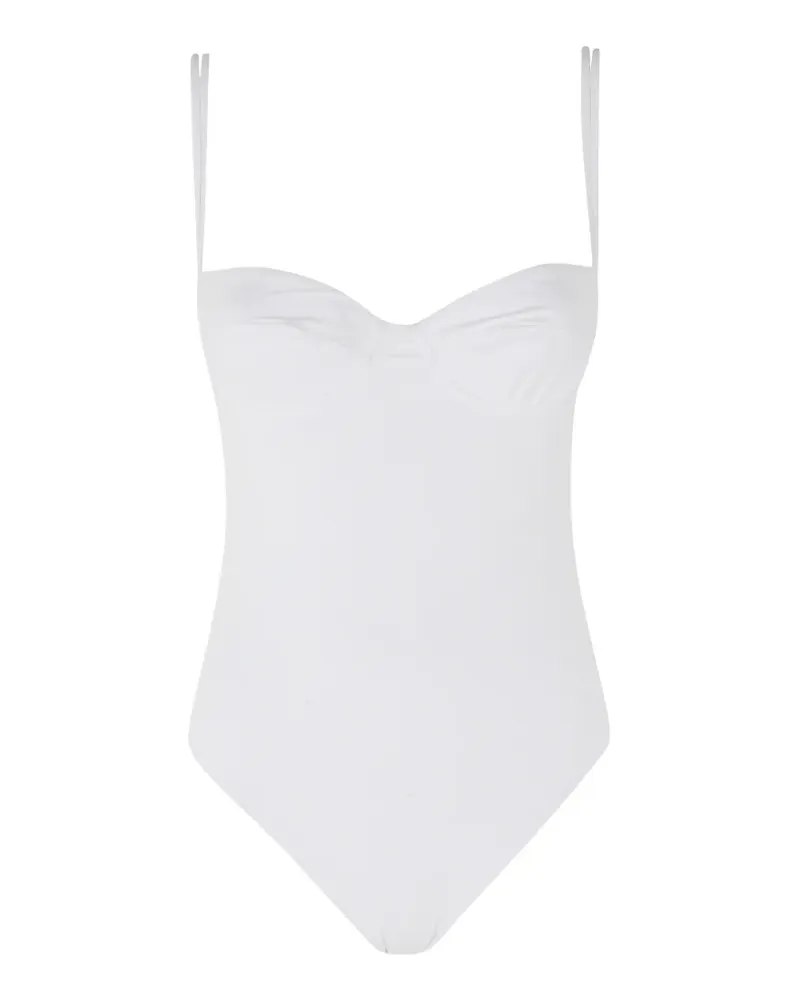 Federica Tosi underwired sweetheart swimsuit - Weiß Weiß