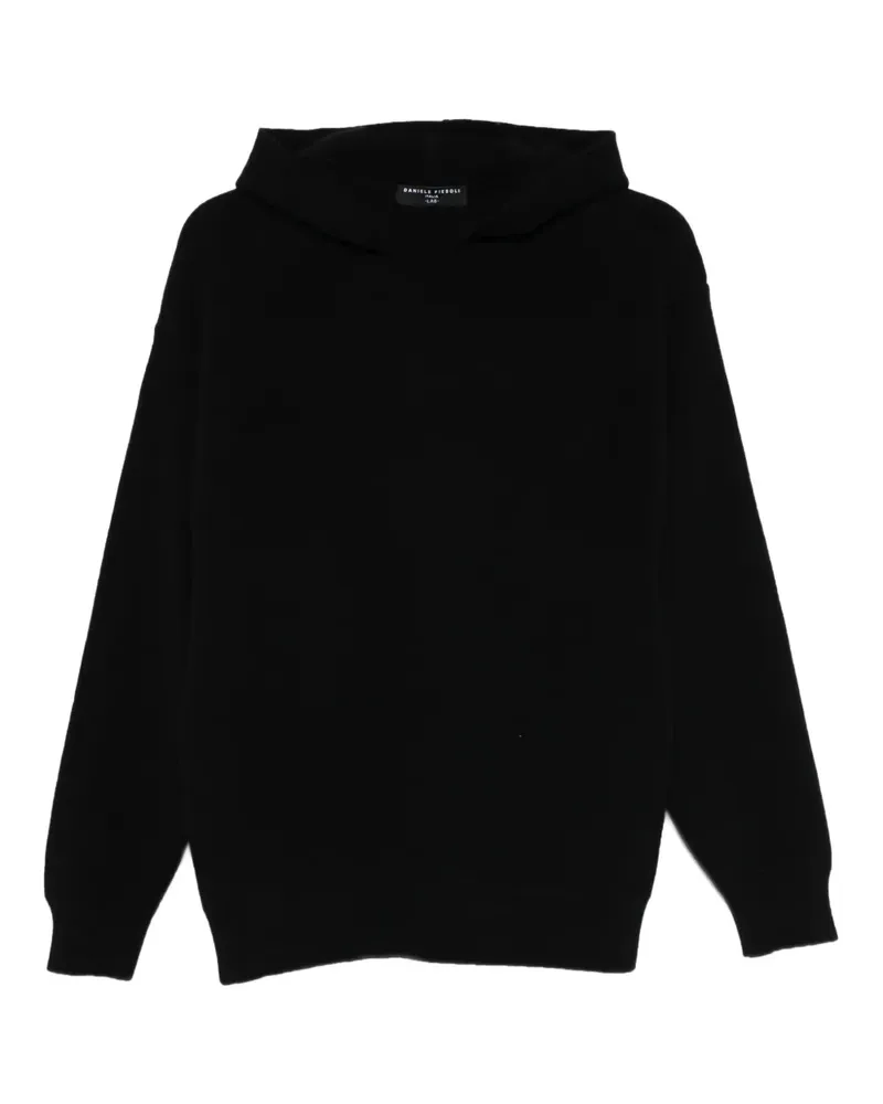 Daniele Fiesoli Hoodie mit Kapuze - Schwarz Schwarz