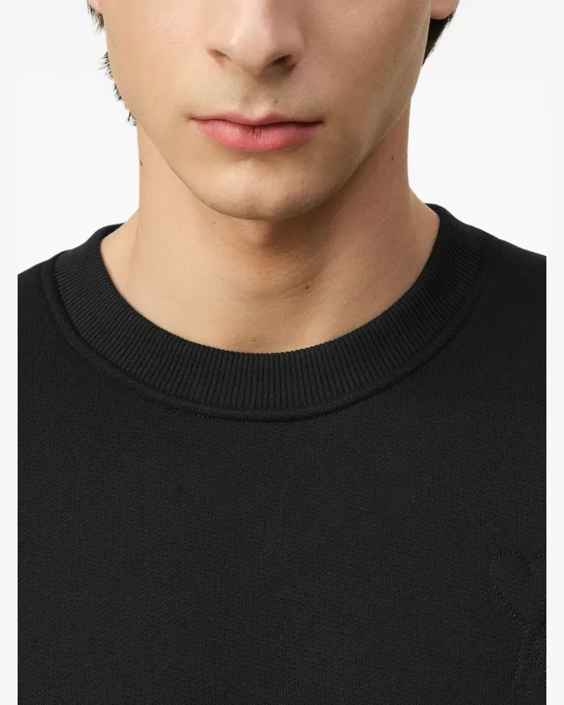AMI Paris Ami de Coeur Sweatshirt - Schwarz Schwarz