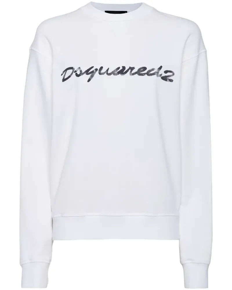 Dsquared2 Klassisches Sweatshirt - Weiß Weiß