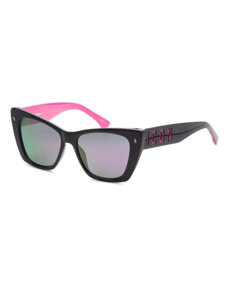 Dsquared2 Icon Cat-Eye-Sonnenbrille - Schwarz Schwarz