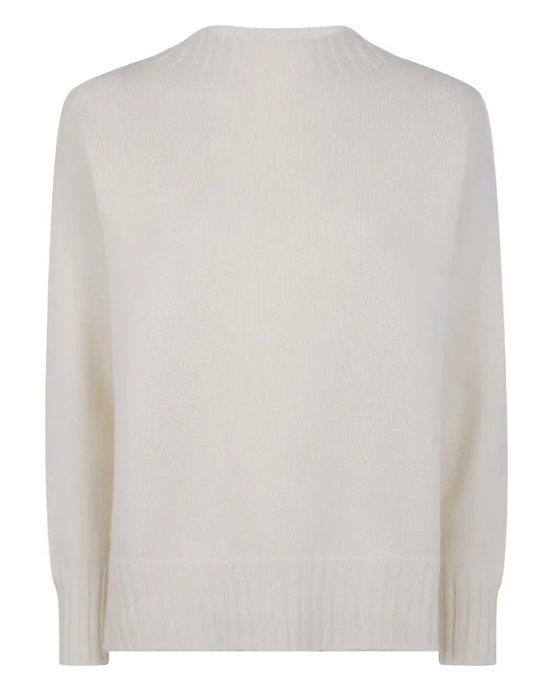 Drumohr  Pullover mit rundem Ausschnitt - Weiß Weiß