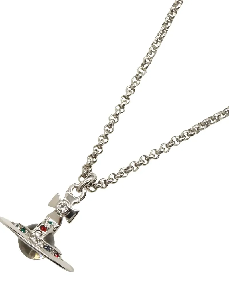 Vivienne Westwood 2020s Halskette mit Orb-Anhänger - Silber Silber