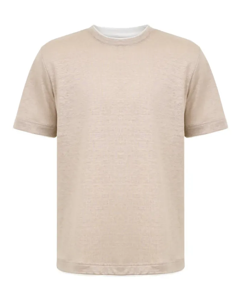 Eleventy Klassisches T-Shirt - Nude Nude