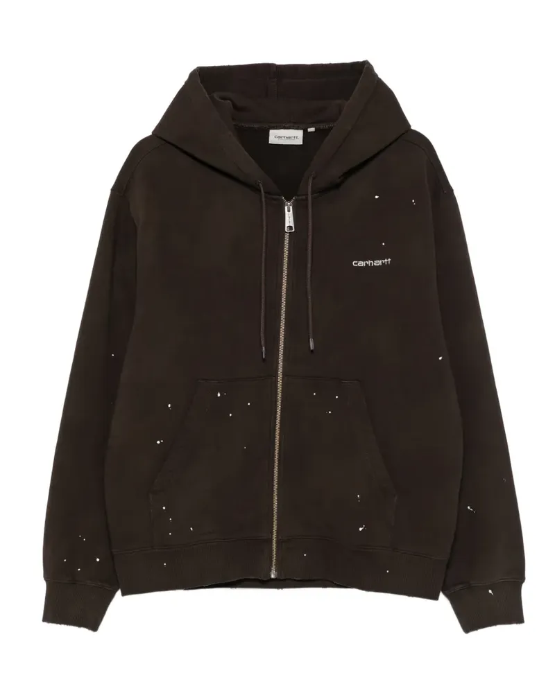 Carhartt WIP Hoodie mit Farbklecks-Print - Braun Braun