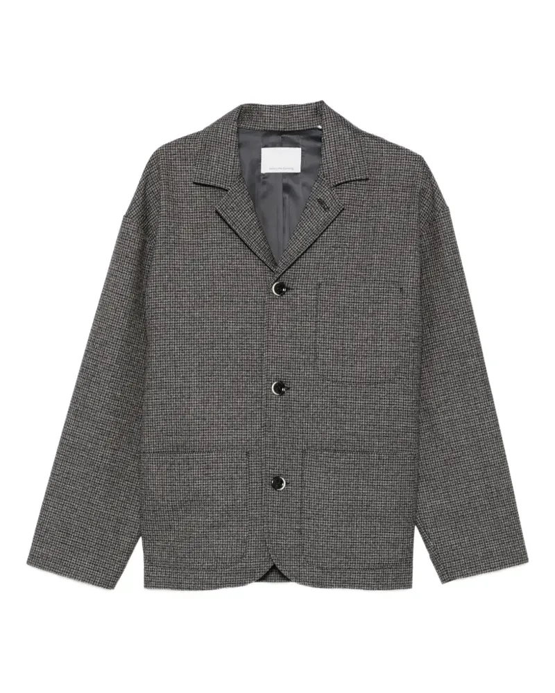 nine:inthe:morning Jacke mit Hahnentrittmuster - Blau Blau