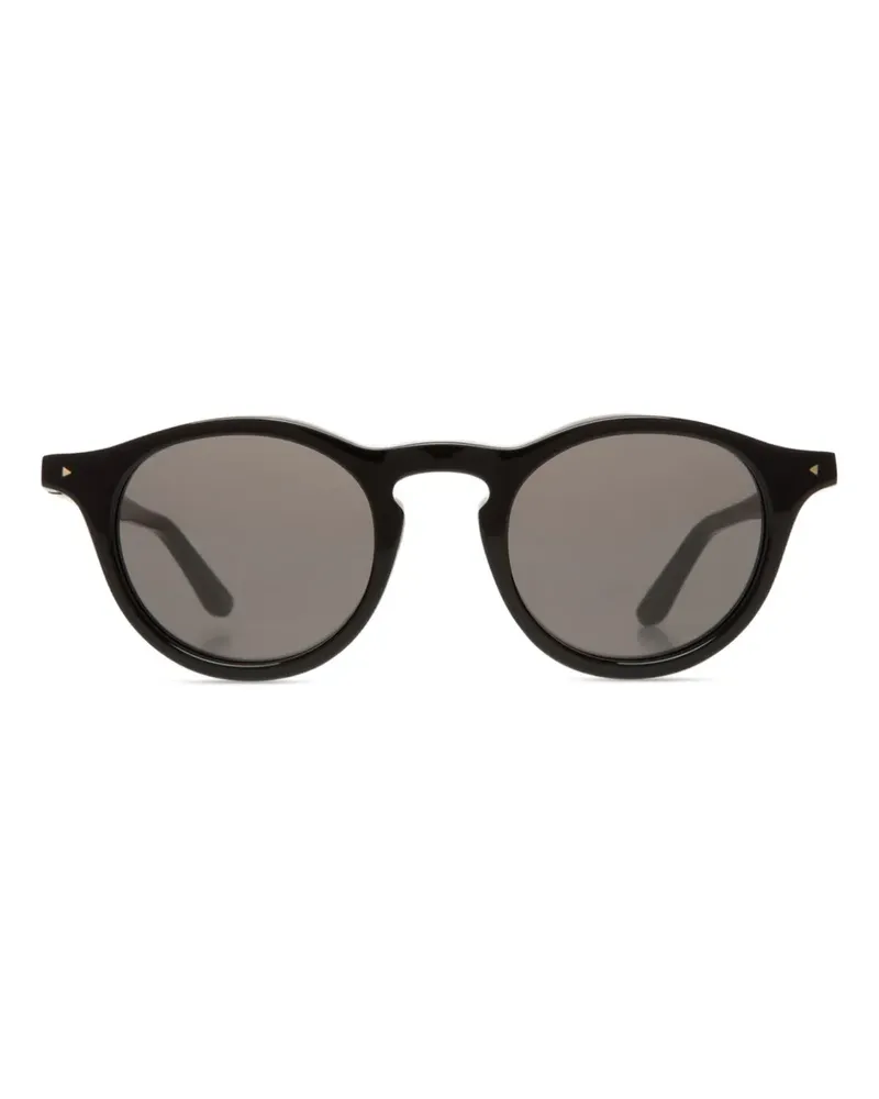 Bally Hermann Sonnenbrille mit rundem Gestell - Schwarz Schwarz