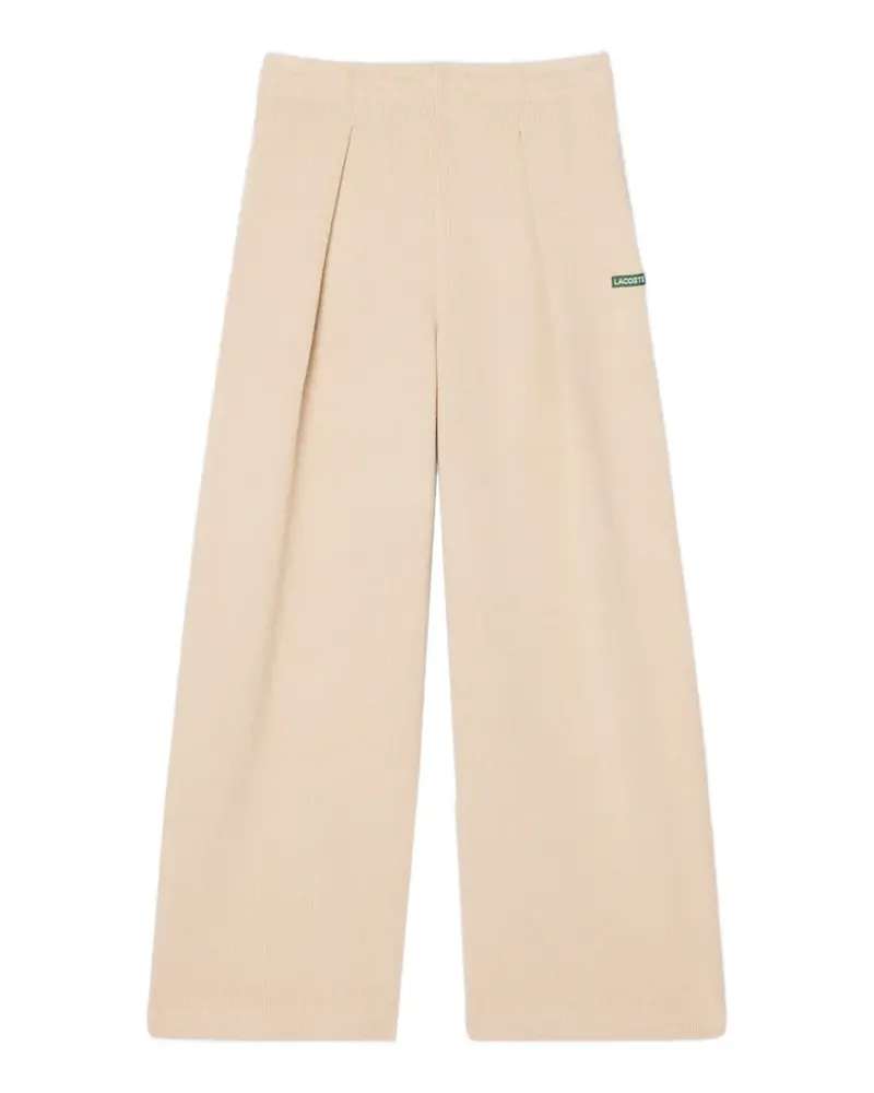 Lacoste Gerippte Jogginghose mit Falten - Nude Nude