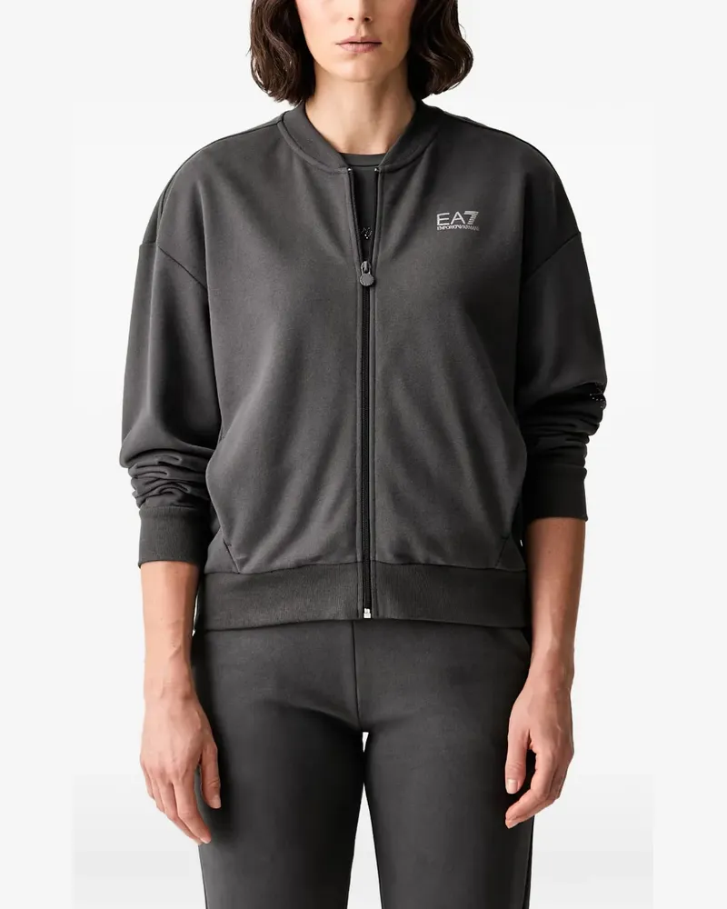 EA7 Sweatshirt mit Reißverschluss - Grau Grau